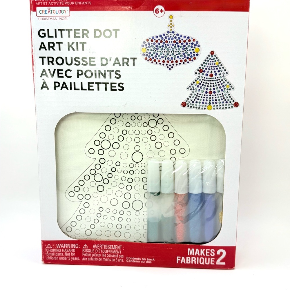 Creatology Kids' Christmas Glitter Dot Art Kit Children’s Craft
